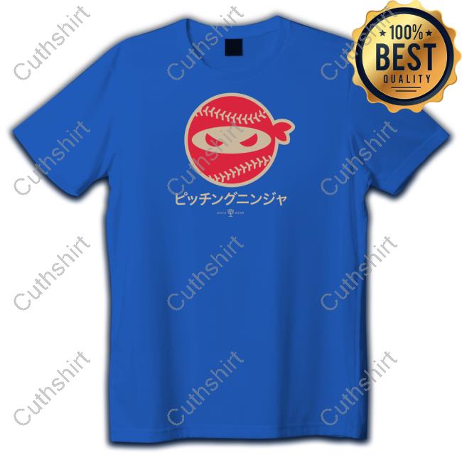 Pitching Ninja Japan Nippon T-Shirt, Hoodie, Tank Top, Sweater And Long Sleeve T-Shirt