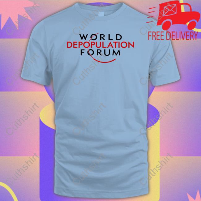 Liz Churchill Wearing World Depopulation Forum Hoodie Sweatshirt