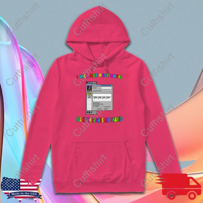 Jmcgg I Will Not Rest Until All My Thoughts Are Shared T Shirts Jmcgg I Will Not Rest Until All My Thoughts Are Shared T Shirts