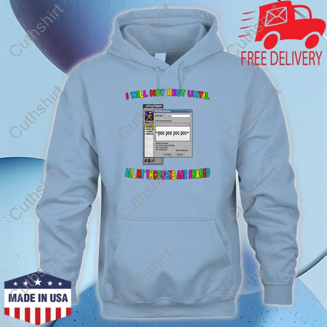 Jmcgg I Will Not Rest Until All My Thoughts Are Shared T Shirts Jmcgg I Will Not Rest Until All My Thoughts Are Shared T Shirts