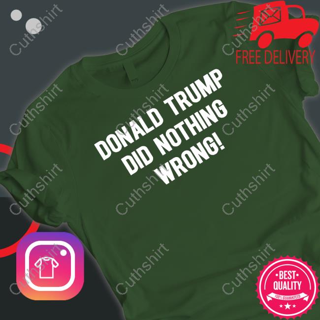 Laura Loomer Wearing Donald Trump Did Nothing Wrong Sweatshirt