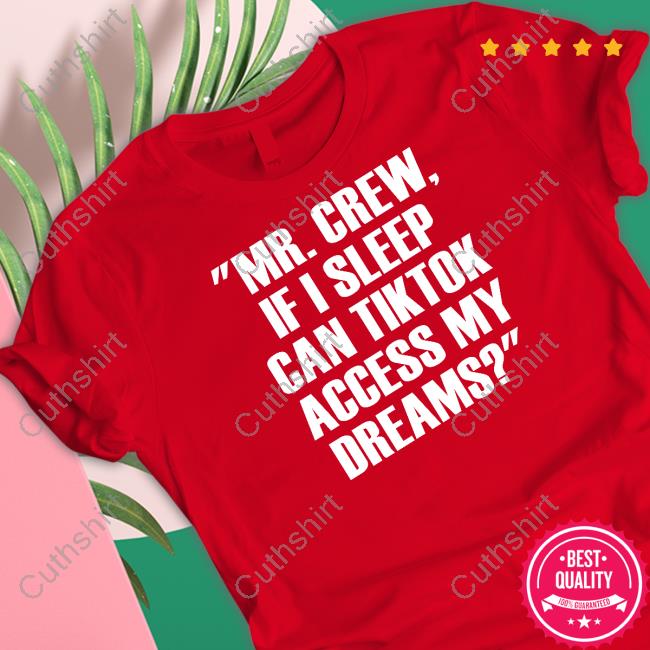 Mr.Chew If I Sleep Can Tiktok Access My Dreams Long Sleeve T Shirt Mr.Chew If I Sleep Can Tiktok Access My Dreams Long Sleeve T Shirt