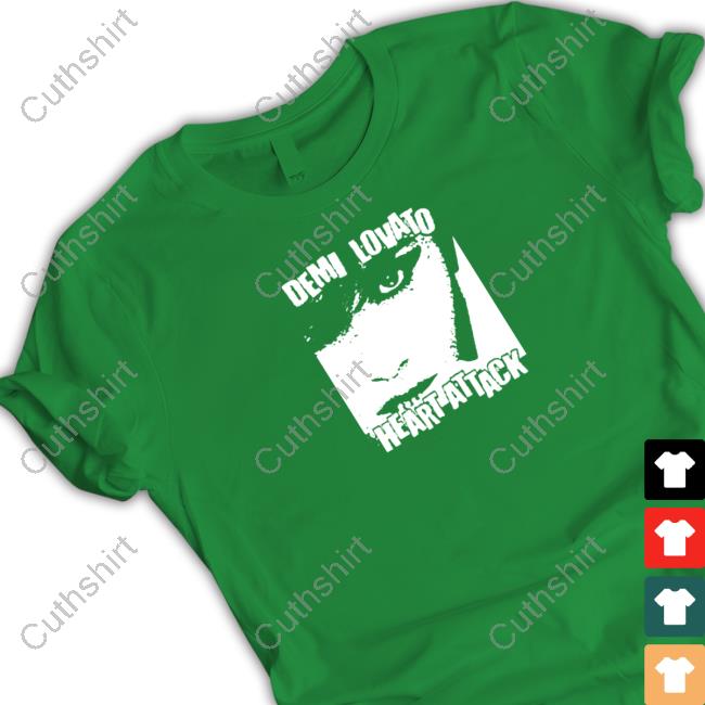 Demilovato Merch Heart Attack Anniversary Black T-Shirt