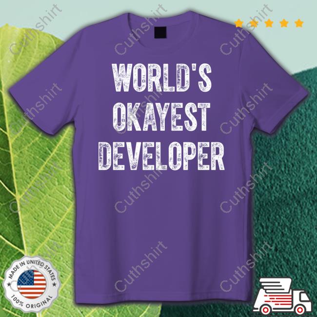 World's Okayest Developer Hoodie LenteGameDev World's Okayest Developer Hoodie LenteGameDev