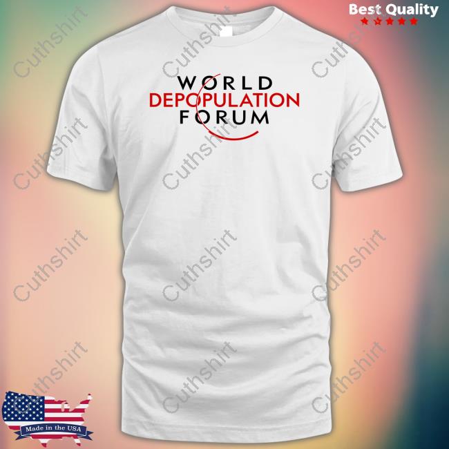 Liz Churchill Wearing World Depopulation Forum Long Sleeve