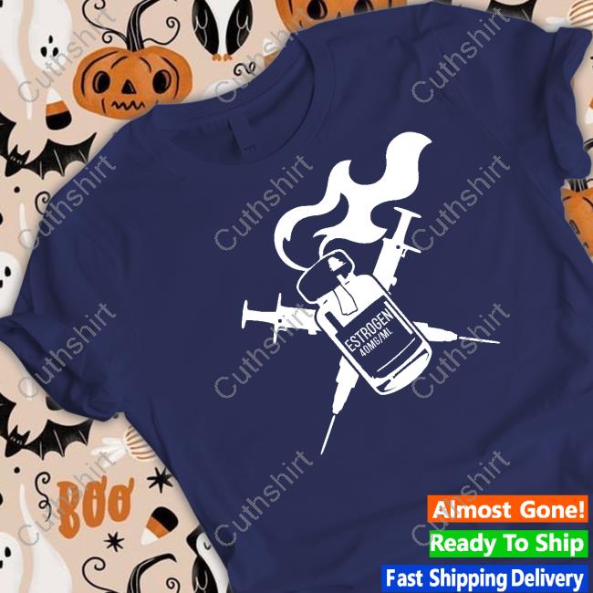 Lilly Wachowski Estrogen 40Mg Ml Molotov Cocktail Hrt Vial T Shirt