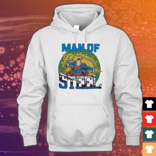 Superman Man Of Steel Long Sleeve Shirt