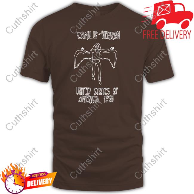 Official Camille Herron United States Of America 1981 Tee Shirt