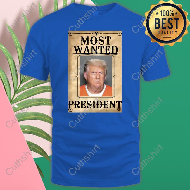Martin Daubney Trump Most Wanted President Long Sleeve Shirt