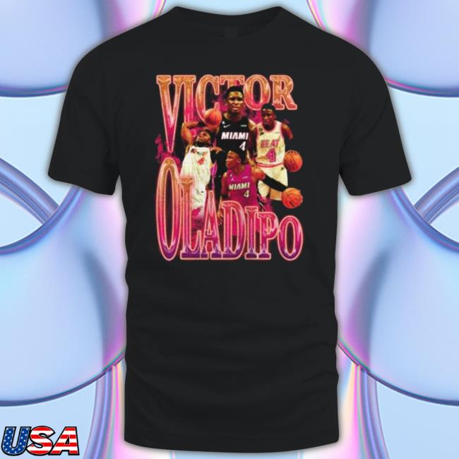 Miami Heat Victor Oladipo tee shirt Miami Heat Victor Oladipo tee shirt
