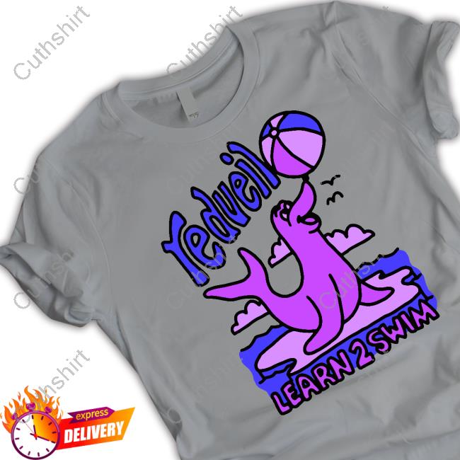 Redveil Learn 2 Swim Funny T Shirt