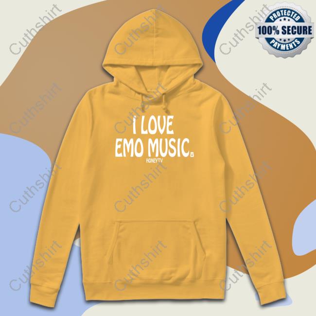 I Love Emo Music T Shirt