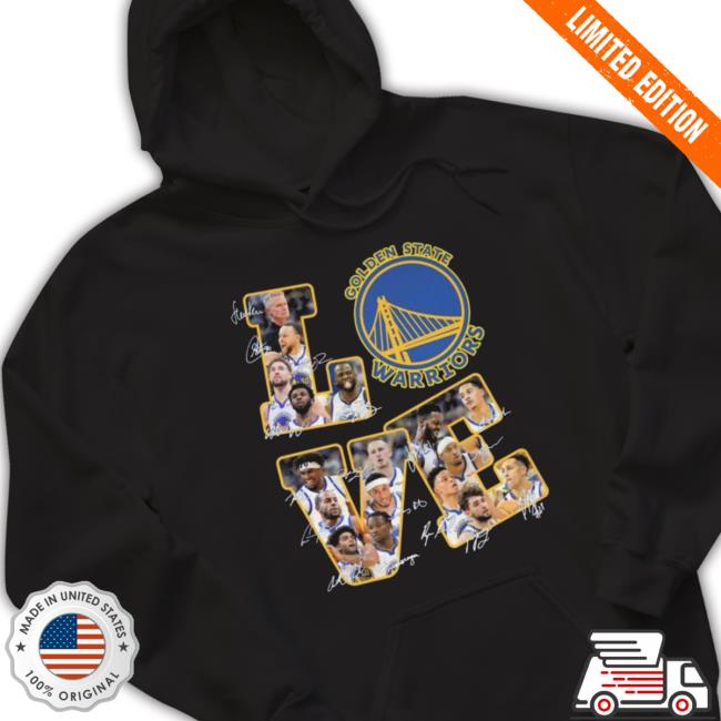 Love Golden State Warriors All Team Player Signatures 2023 Crewneck Sweatshirt