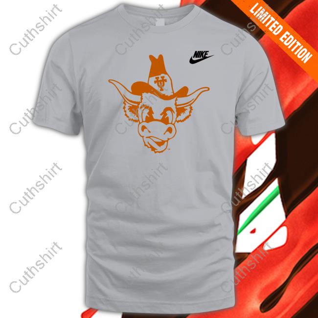 Steve Sarkisian Wearing University Of Texas Long Sleeve Tee Shirt