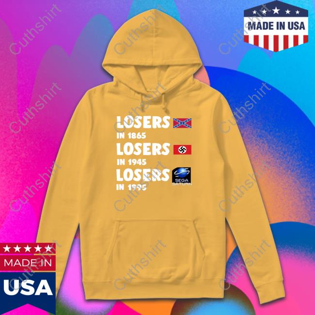 Airport Losers In 1865 Losers In1945 Losers In1995 Hooded Sweatshirt