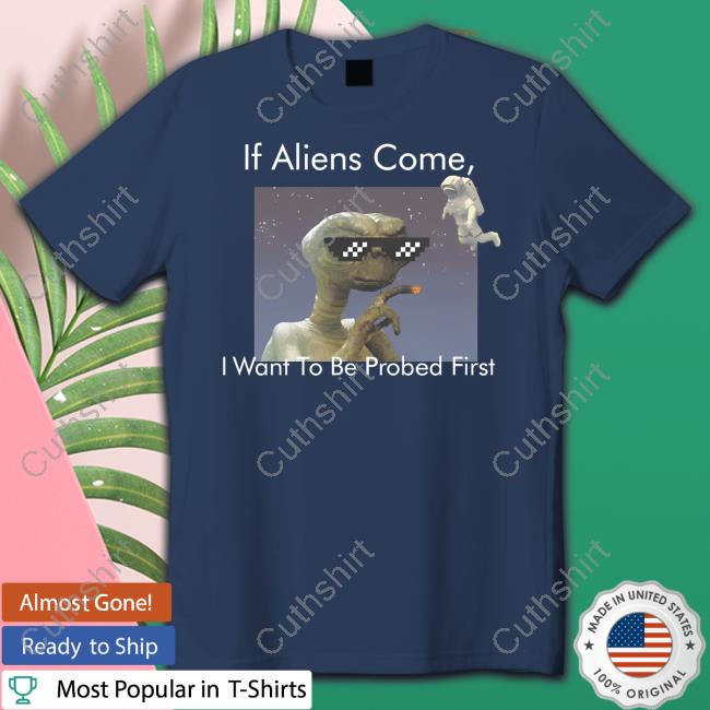 If Aliens Come I Want To Be Probed First Hoodie