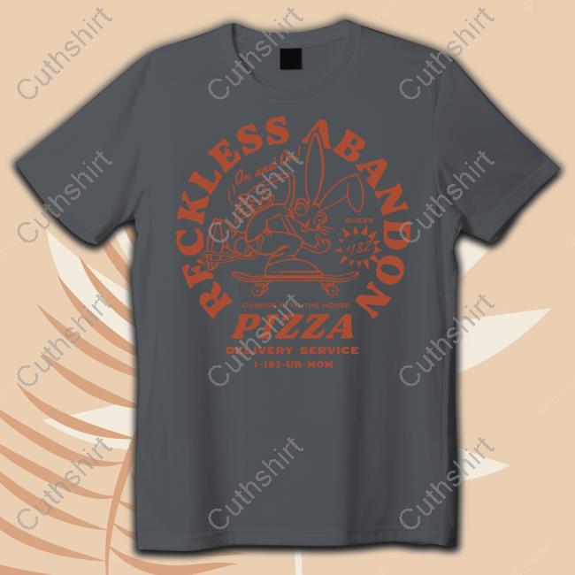 Blink 182 Reckless Abandon Charge It To The House Pizza Delivery Service 1 182 Ur Mom Hoodie