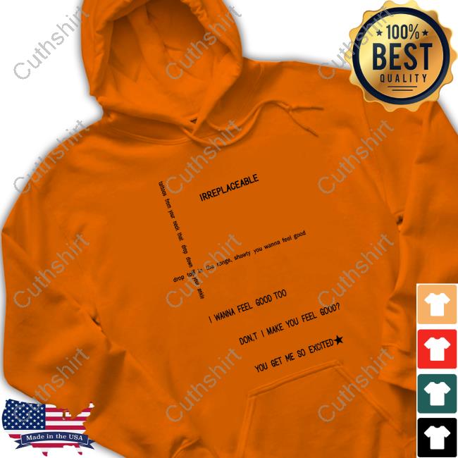 Irreplaceable I Wanna Feel Good Too Don't I Make You Feel Good Shirt