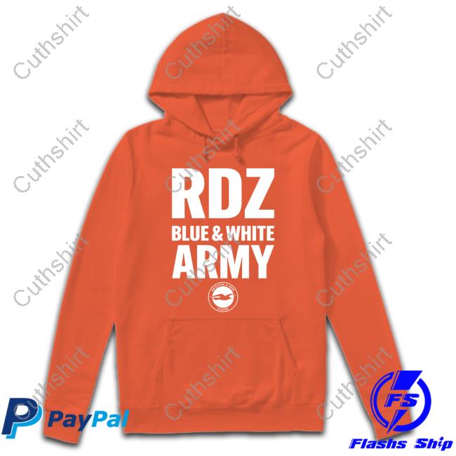 Brighton & Hove Albion Rdz Blue White Army Shirt Brighton & Hove Albion Rdz Blue White Army Shirt