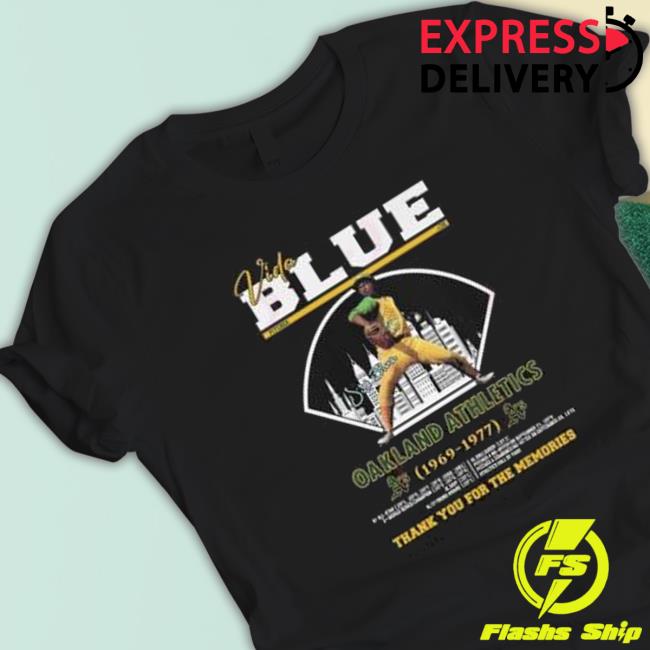 Vida Blue Oakland Athletics 1969 – 1977 Thank You For The Memories Signature Shirt Vida Blue Oakland Athletics 1969 – 1977 Thank You For The Memories Signature Shirt