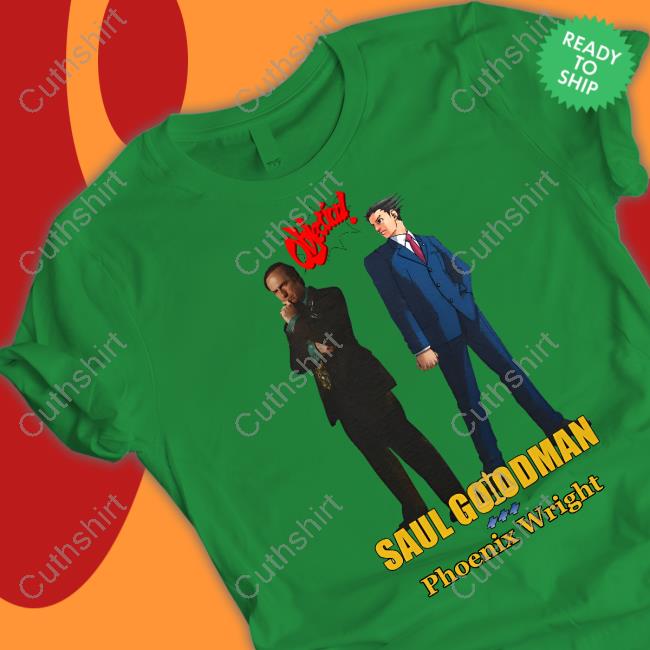 Goofyahhtees Merch Saul Goodman Phoenix Wright Objection Tee Shirt