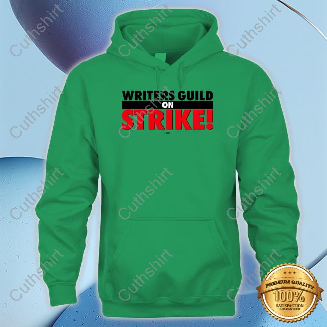 Writers Guild On Strike Hooded Sweatshirt