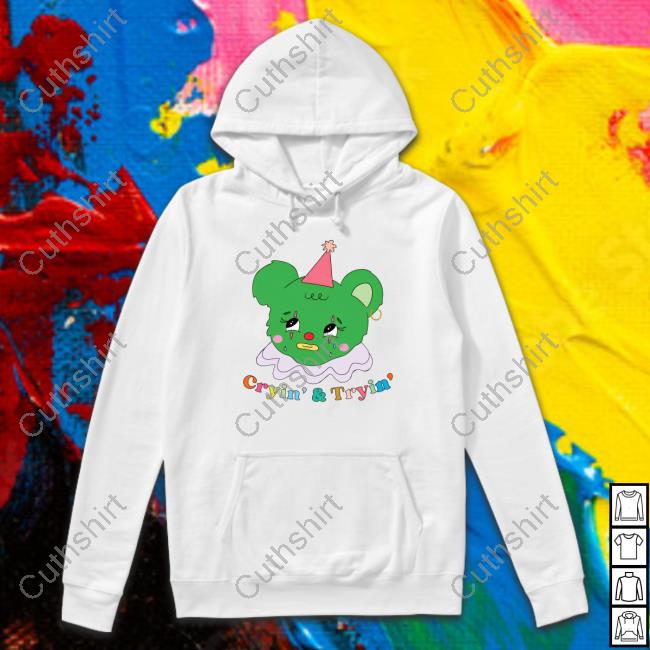 Smilecult Merch Cryin' And Tryin' shirt Smilecult Merch Cryin' And Tryin' shirt