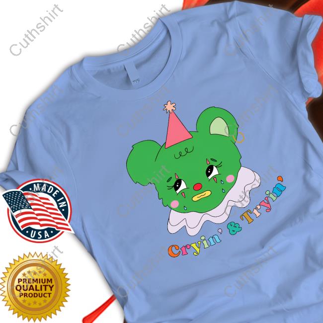 Smilecult Merch Cryin' And Tryin' shirt Smilecult Merch Cryin' And Tryin' shirt
