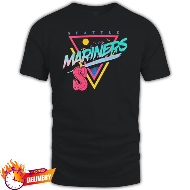 Seattle Mariners Neon Vibes Tee Shirt Seattle Mariners Neon Vibes Tee Shirt