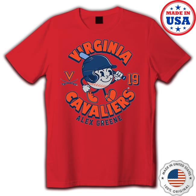 Virginia NCAA Baseball Alex Greene Fashion Shersey Sweater