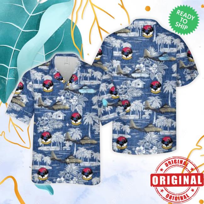 Us Air Force Lockheed Ec 130H Compass Call Of The 43D Electronic Combat Squadron 64 14862 Hawaiian Classic Shirt