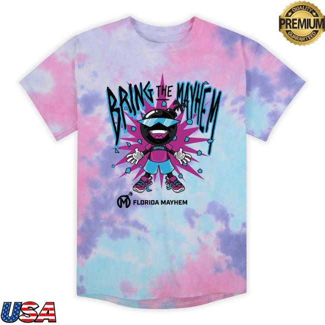 Florida Mayhem Tie-Dye Chibi Mascot TankTop