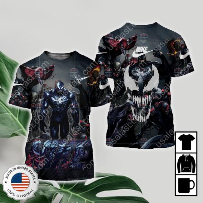 Marvel Venom Nike 3D Printed T-Shirt