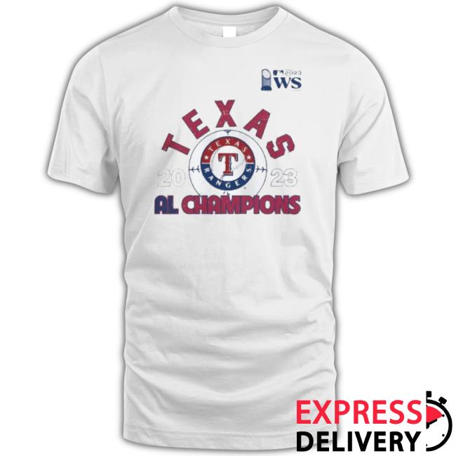 Trending Texas Rangers 2023 American League Champions Power Play Tri Blend Classic Shirt