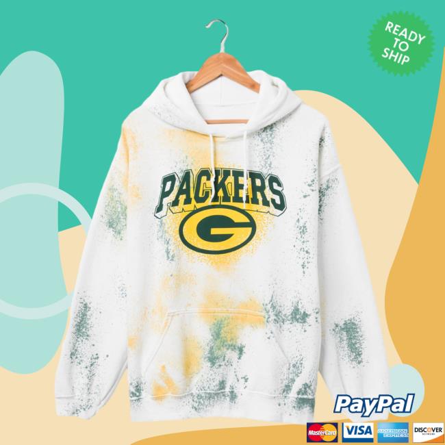 Official Junk Food Apparel Clothing Store Shop Tie-Dye Junkfoodclothing Green Bay Packers Tie Dye Hoodies