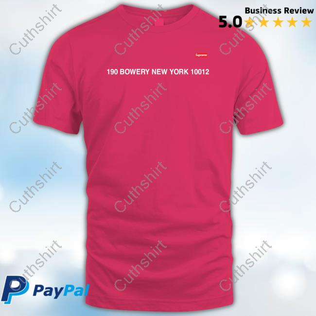 Dropsbyjay 190 Bowery New York 10012 Hooded Sweatshirt