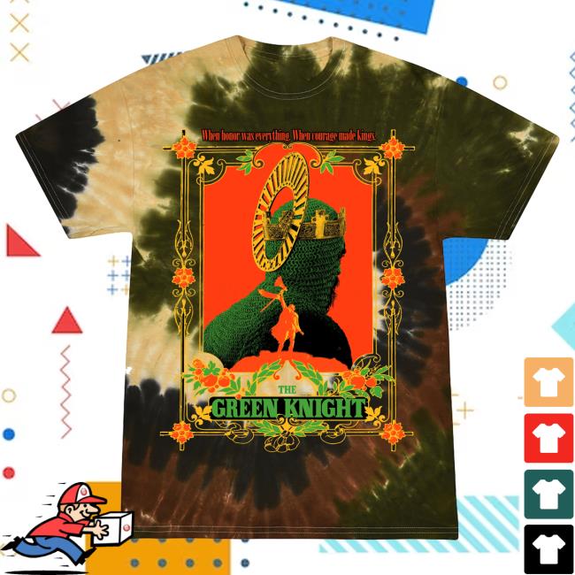 Official Studiohouse Designs The Green Knight Tie Dye T-Shirts Camo