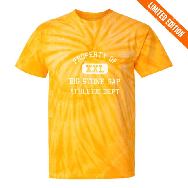 Official Hometown Apparel Clothing Merch Big Stone Gap Virginia Athletic Dept Tie Dye Shirt Gold Official Hometown Apparel Clothing Merch Big Stone Gap Virginia Athletic Dept Tie Dye Shirt Gold