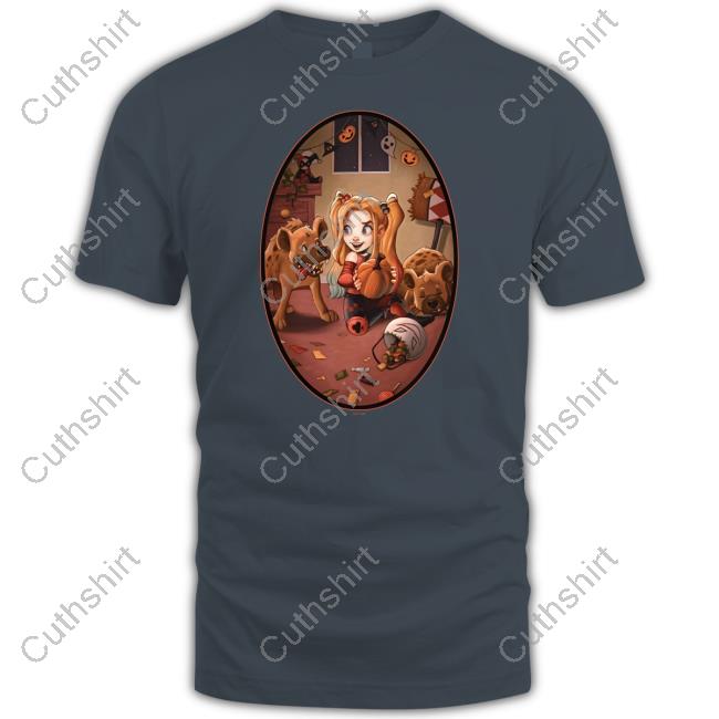 Dc Zullo Trick Or Treat Harley Quinn T-Shirt