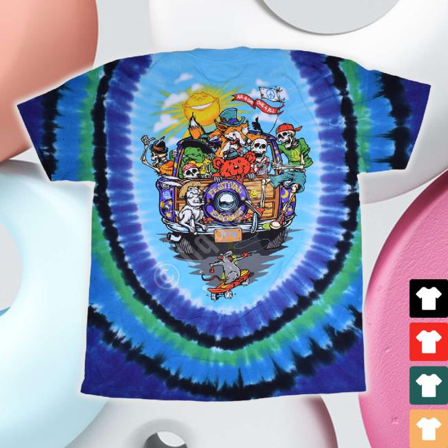 Liquid Blue - Road Trippin Grateful Dead Long Sleeve Tee
