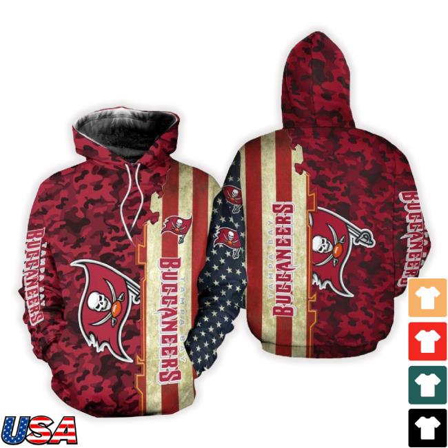 Tampa Bay Buccaneers America Flag Shepherds 3D Sweatshirt Cold All Over Printed For Fans Gift Christmas Holidays