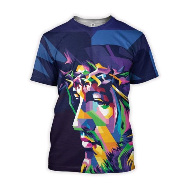 Jesus Christ Custom Costume Apparel Outfit 3D All Over Printed Kid Classic Shirt
