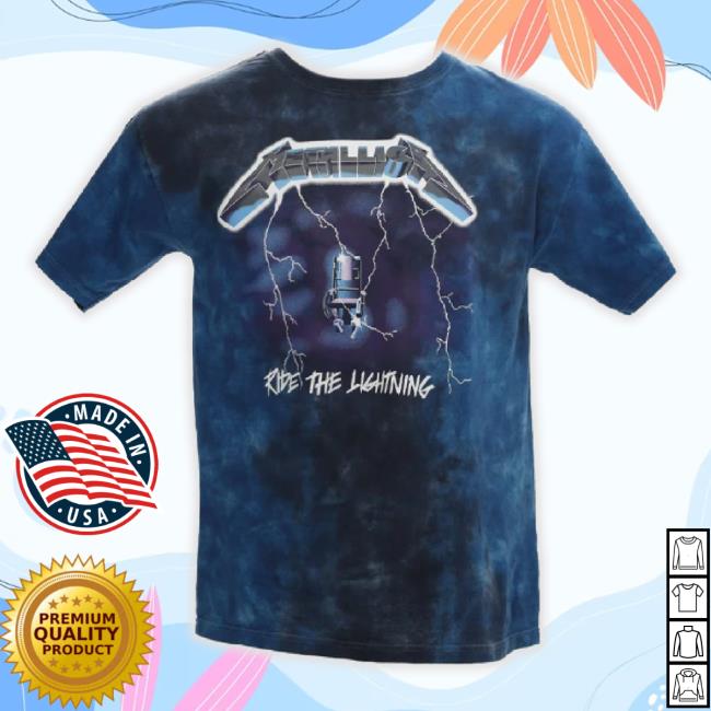 Metallica Ride The Lightning Tie Dye New Shirt