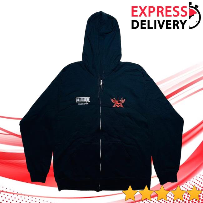 Official Sullivan King Merch Sullivan King Thrones Of Blood Zip Up Hoodie