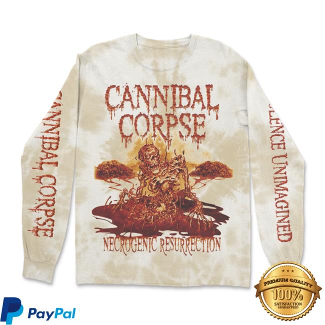 Officia Necrogenic Resurrection Long Sleeve Tee (Natural/Gold