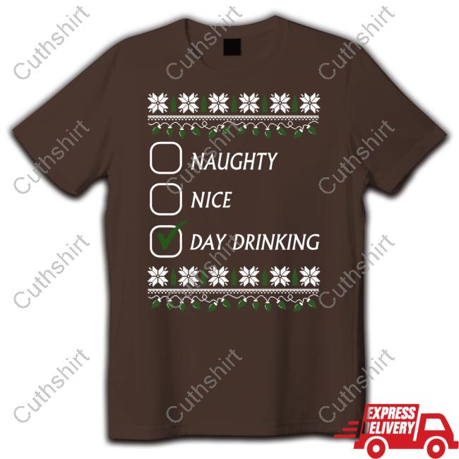 Naughty Nice Day Drinking Tee