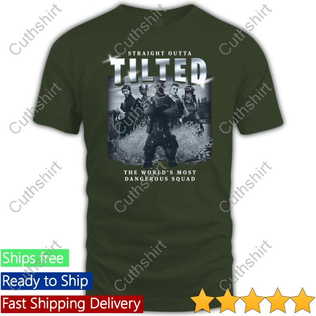 Straight Outta Tilted Fortnite Tee Shirts