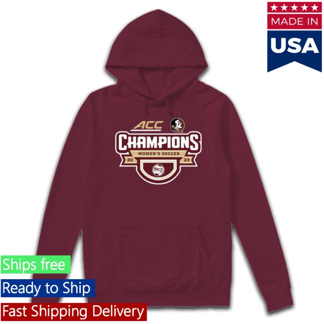 Trending Garnet Florida State Seminoles 2023 Acc Women's Soccer Conference Tournament Champions Locker Room Shirts