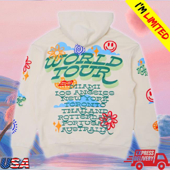 Official Rolling Loud Merch Rl Wild World Tour Cream Classic Shirt