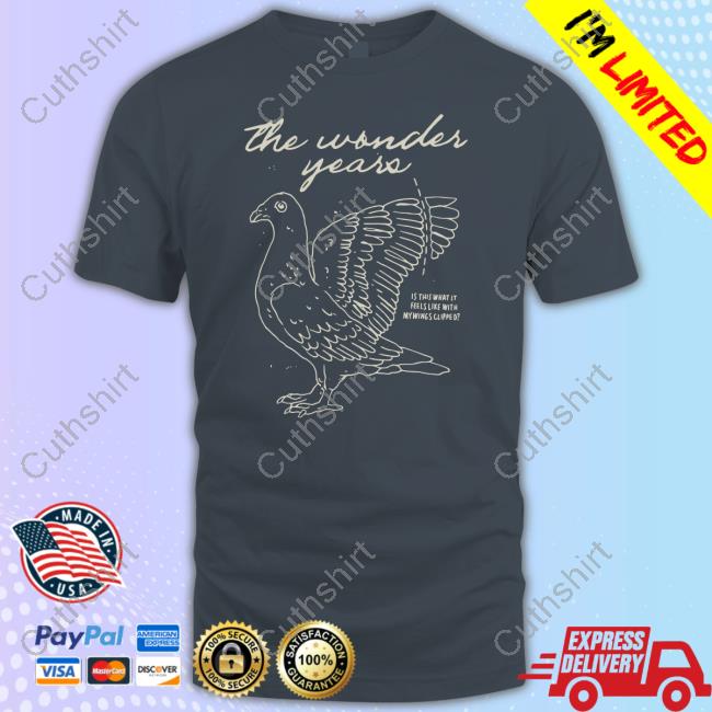 Loneliest Place On Earth Merch The Wonder Years Wings Clipped Tee Shirt